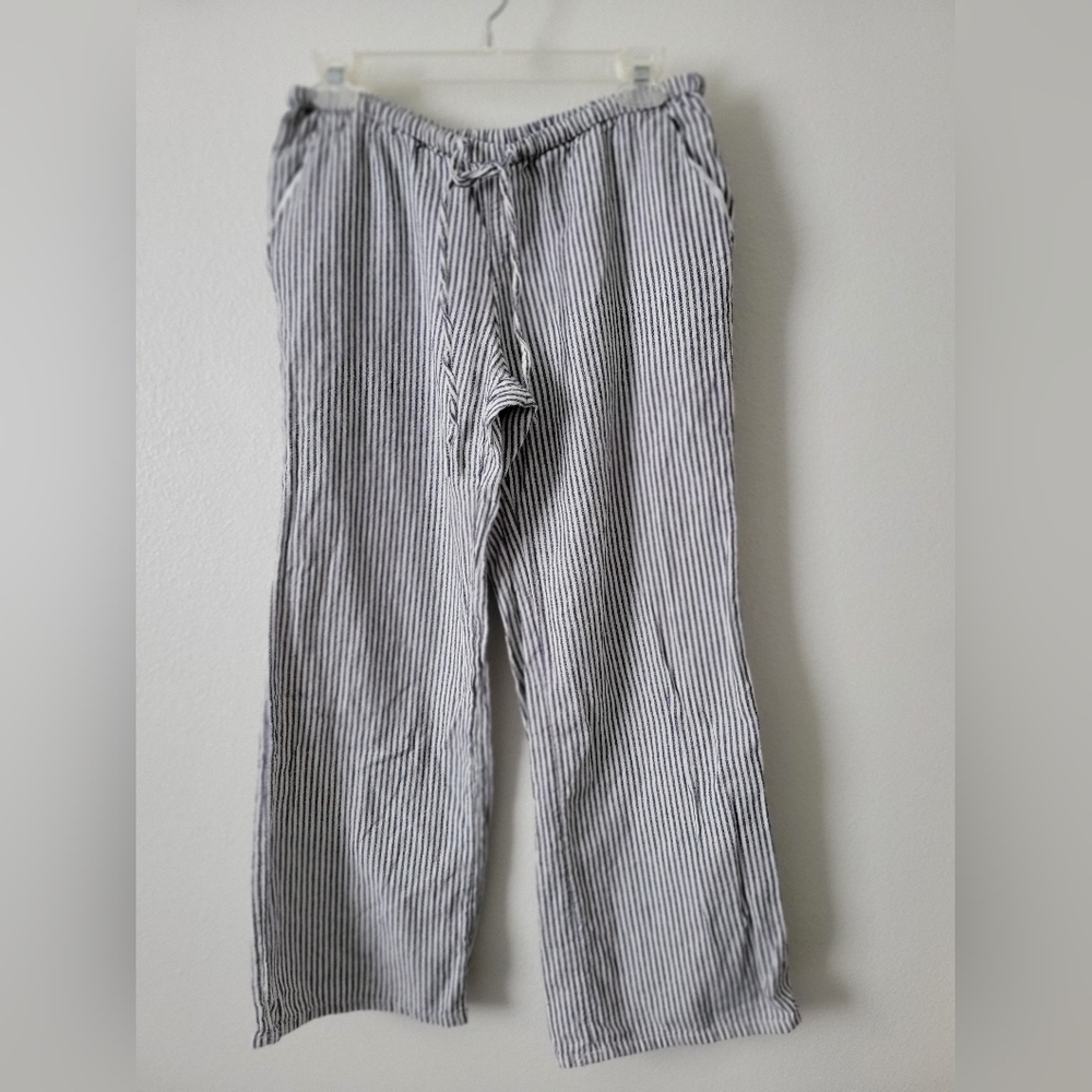 NWOT Linen-blend Pull-on Pants